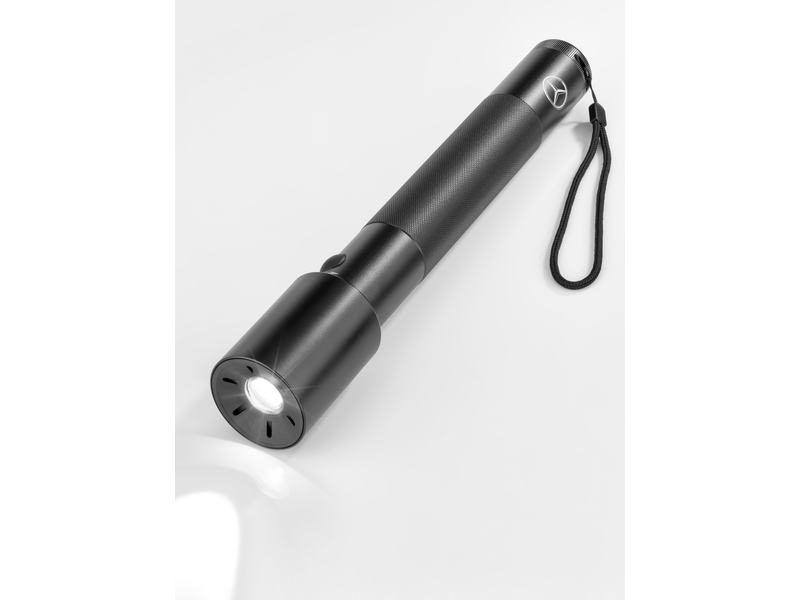 Torcia LED Tascabile a Batteria in Alluminio con Anello Portachiavi Torcia LED Tascabile a Batteria in Alluminio con Anello Portachiavi