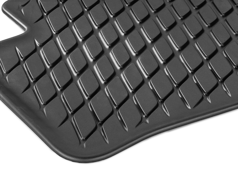 Petex 64110 Set Di 2 Tappetini In Gomma – Anteriori – Per VW Caddy / Caddy Life / Caddy IV