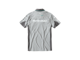 Polo da uomo - Team - grigio argento