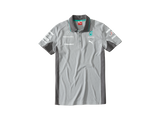 Polo da uomo - Team - grigio argento
